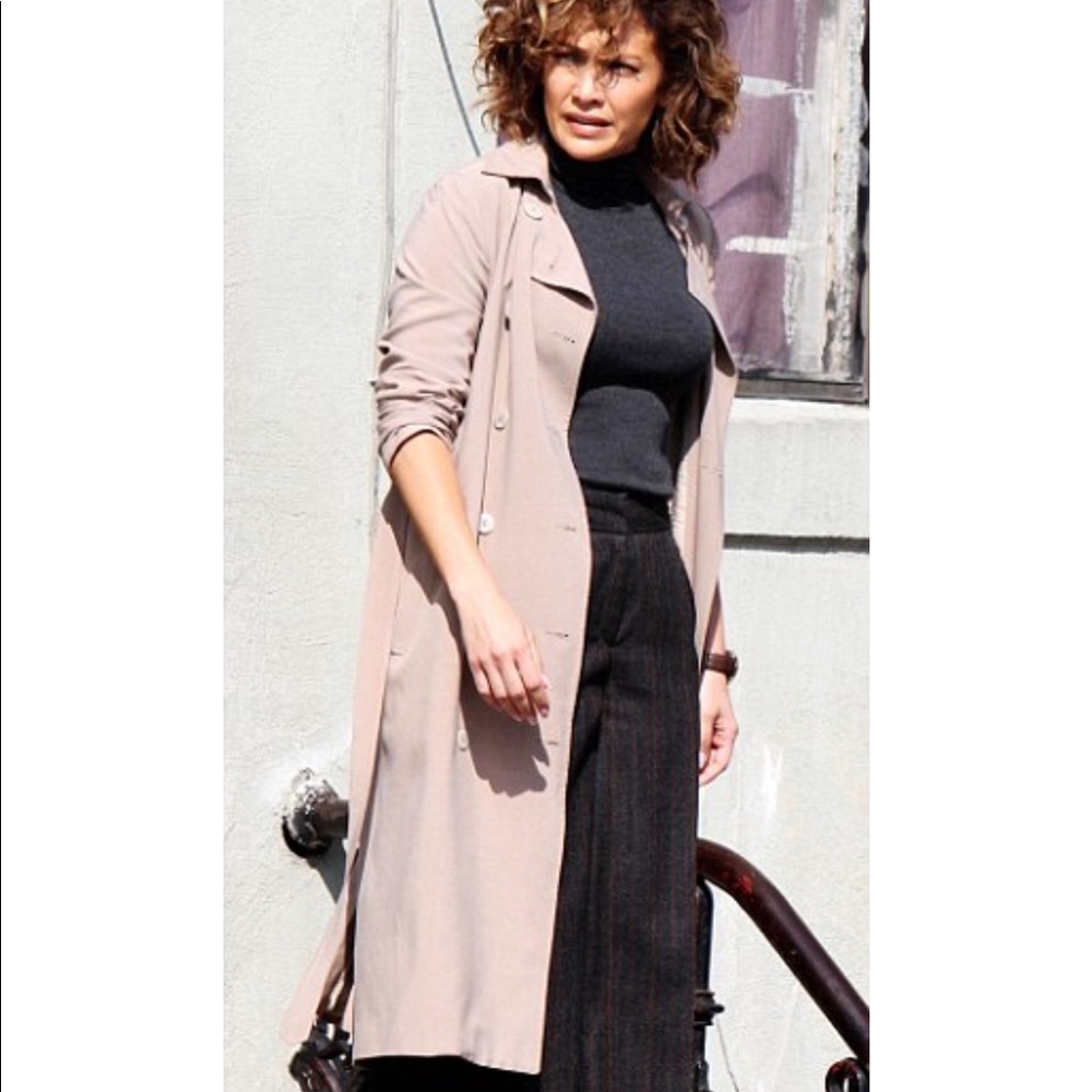 JLO Rosey Taupe Trench Coat